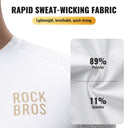 ROCKBROS Men’s Cycling Jersey – Diamond Pattern | Ride Hard, Stay Stylish!