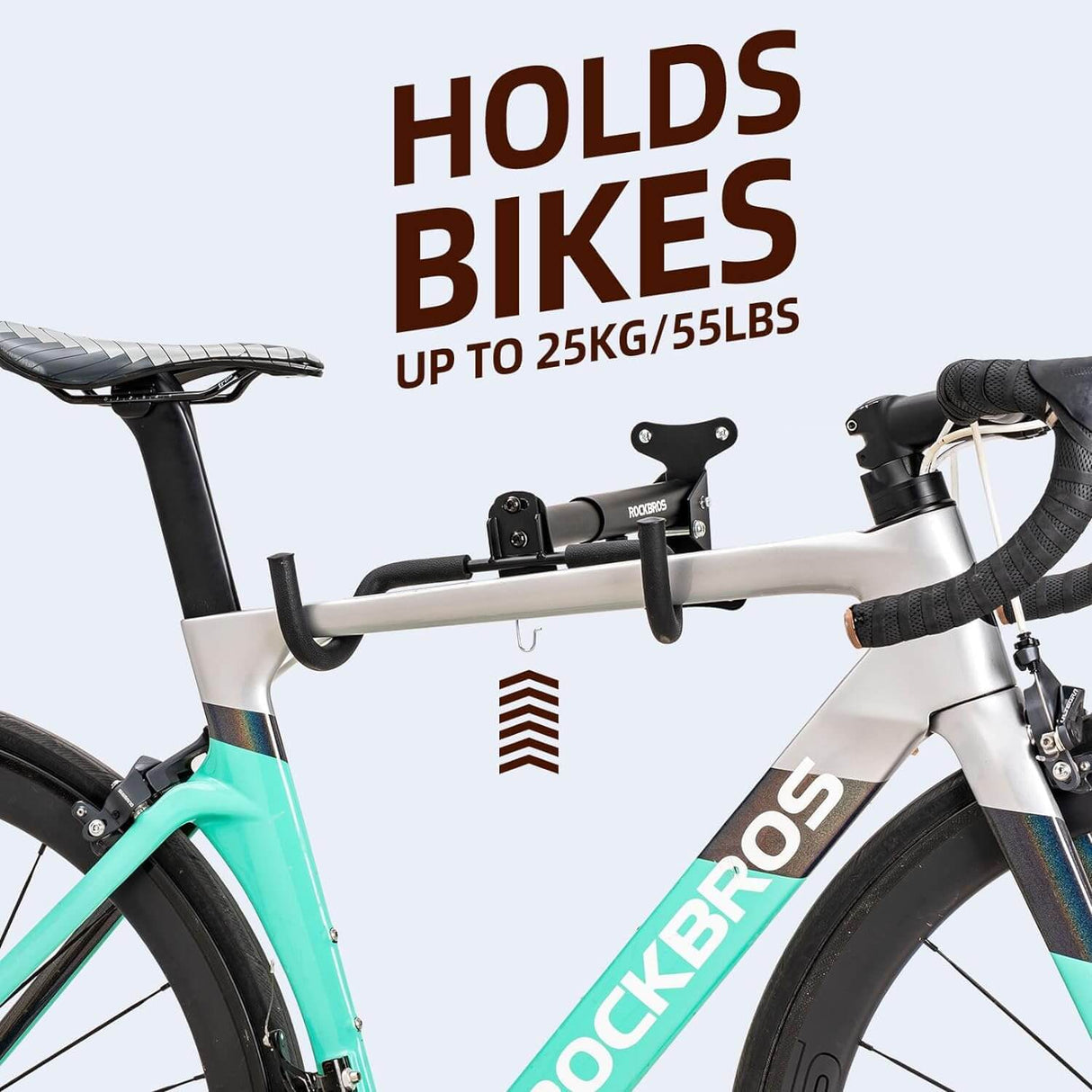 ROCKBROS Wall-Mounted Bike Holder 33 lb Capacity
