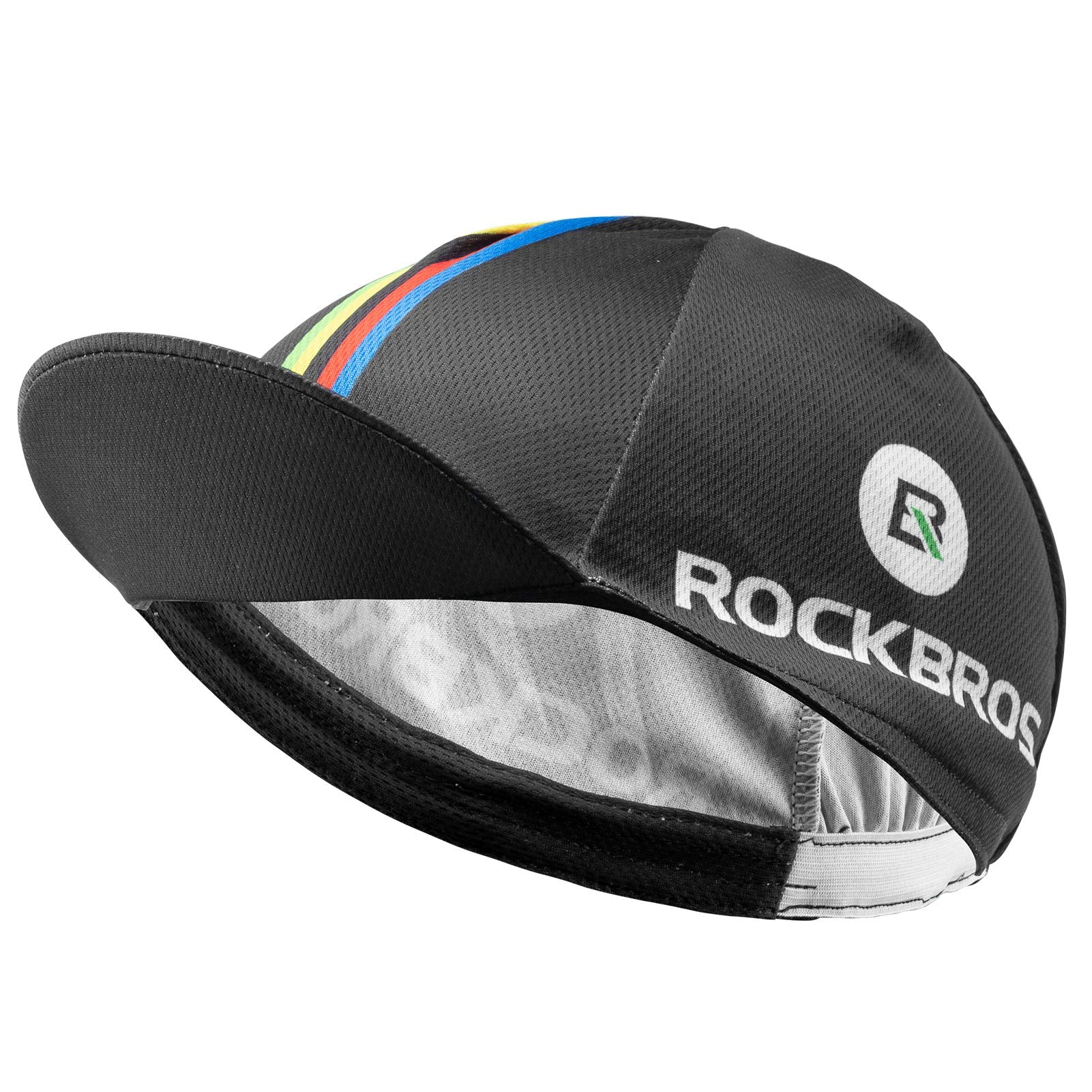 ROCKBROS Cycling Cap Sun Visor Ployester Breathable Rainbow Hat for Men Women - ROCKBROS