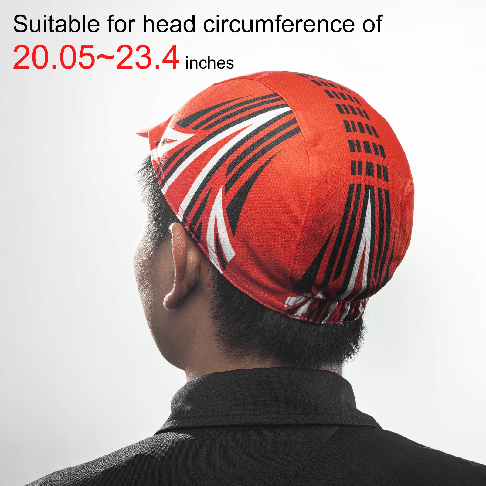 ROCKBROS Cycling Cap Sun Visor Ployester Breathable Rainbow Hat for Men Women - ROCKBROS