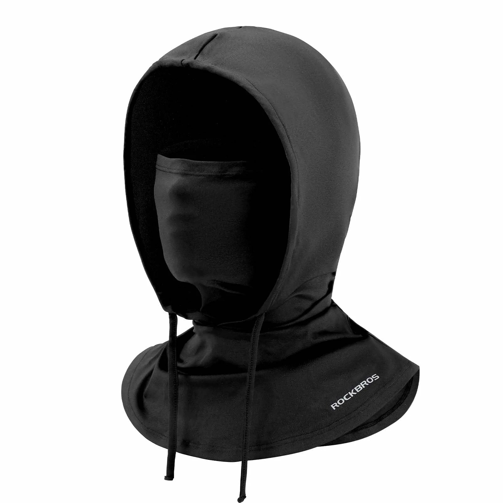 Black mask with 'RockBros' branding on a white background #Color_Black