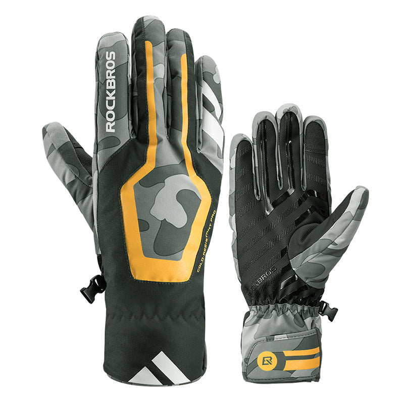Winter Camouflage Ski Gloves