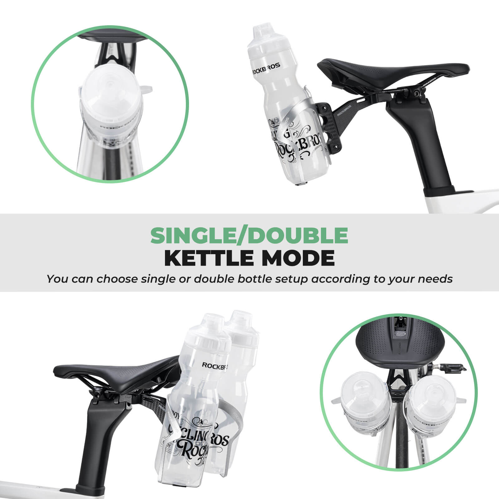 Triathlon Saddle Kettle Extension Rack
