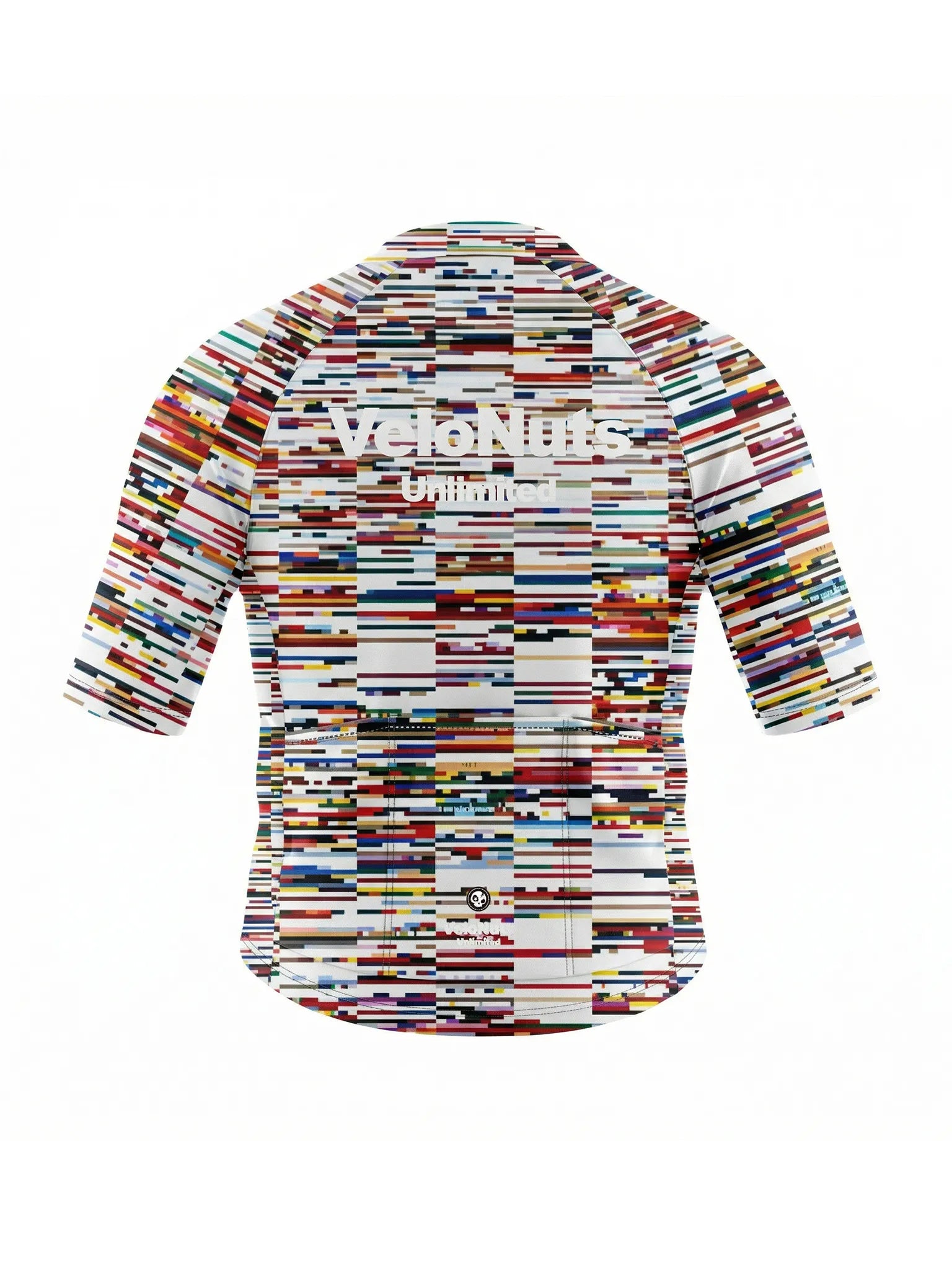 Women's Cycling Jersey Pixel Riot#Type_Glitch Scan