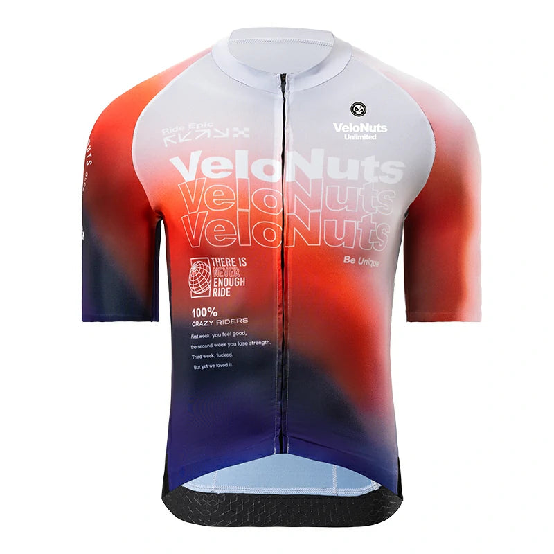 Velonuts Men Cycling Jersey Breathable Short Sleeve1