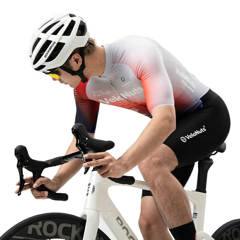 Velonuts Men Cycling Jersey Breathable Short Sleeve5