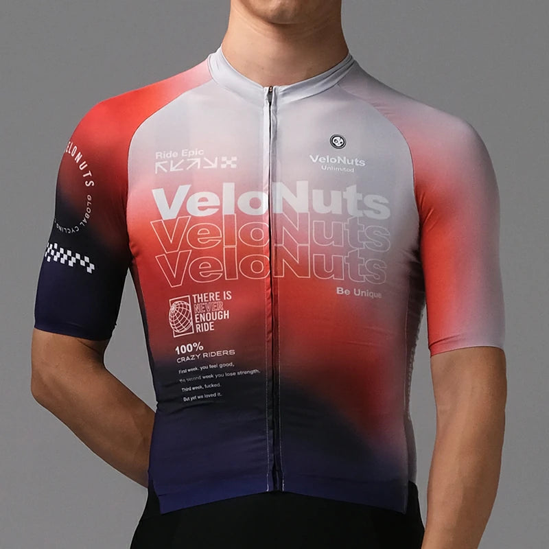 Velonuts Men Cycling Jersey Breathable Short Sleeve7