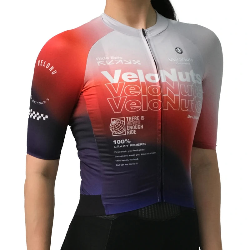 Velonuts Women Cycling Jersey Breathable Short Sleeve10