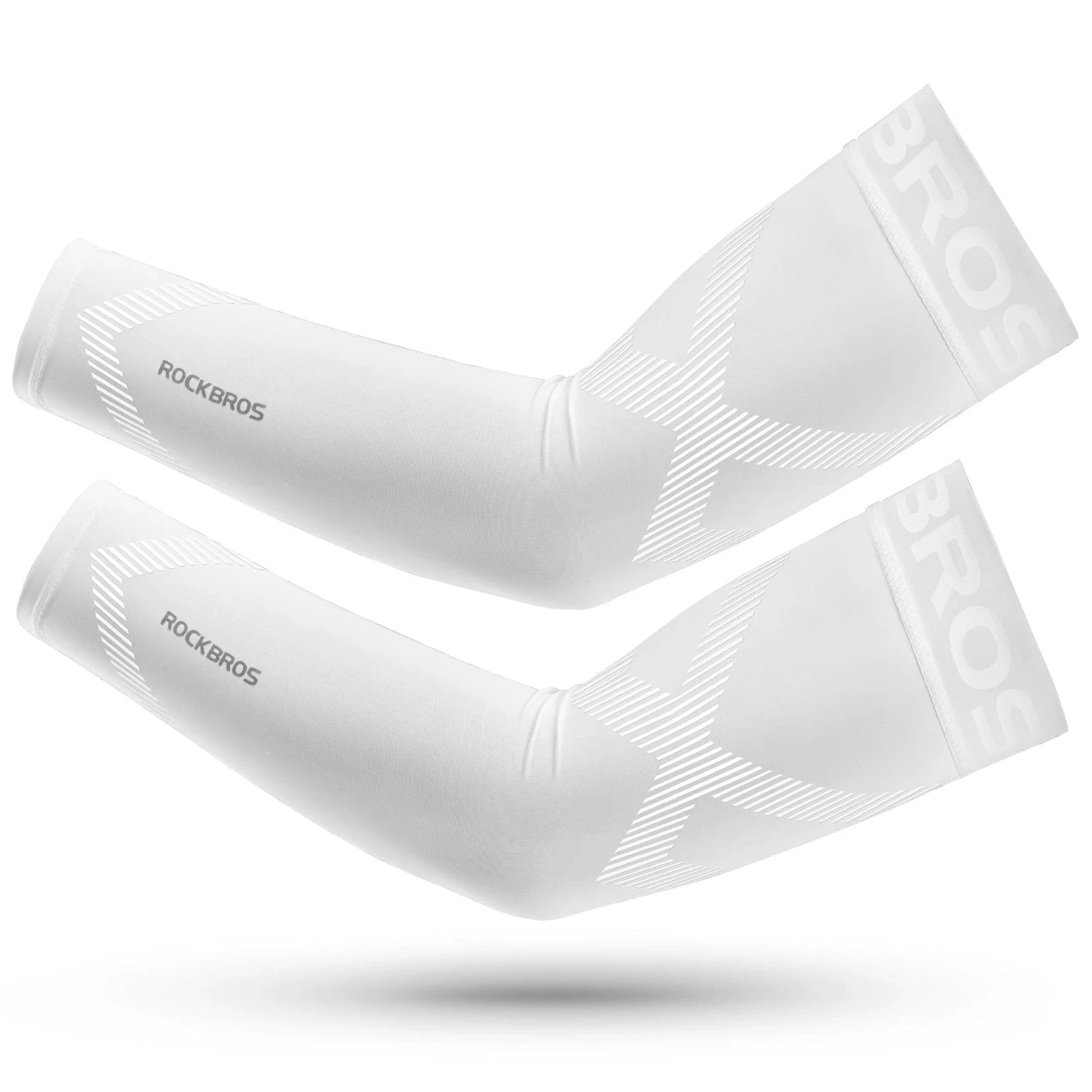 Breathable arm sleeves for outdoor sports #Color_White