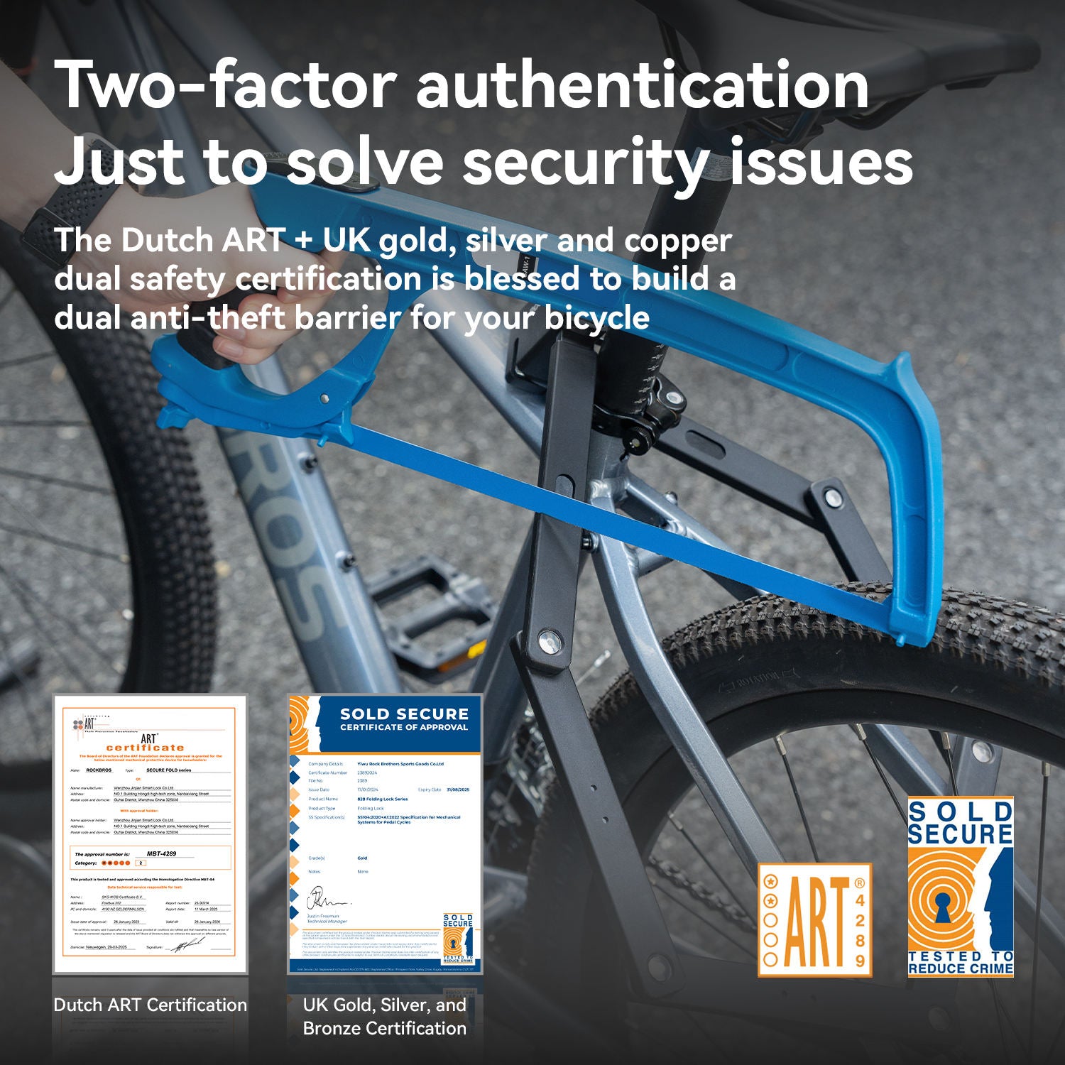 ART Certified Folding Locks