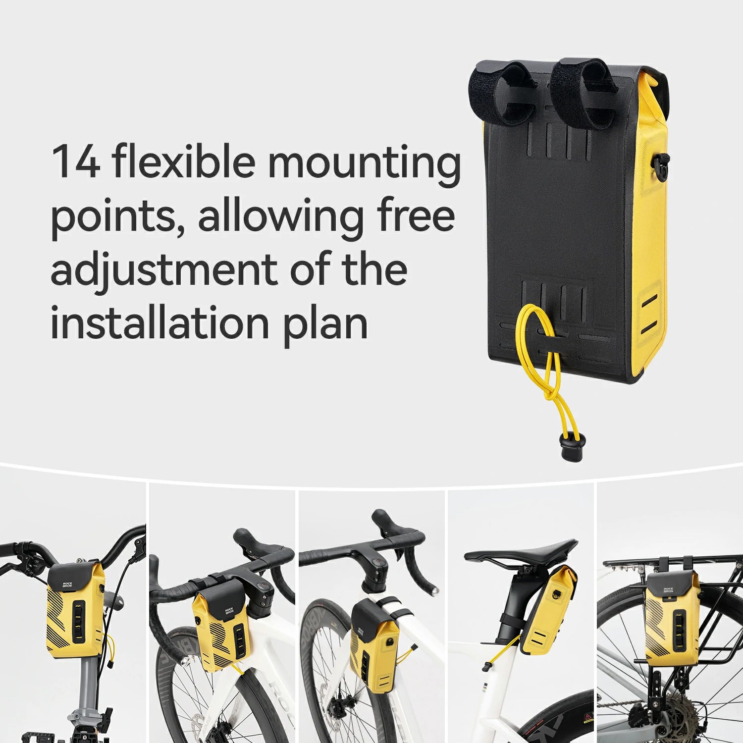 AS-16 100% Waterproof Bike Bags Set