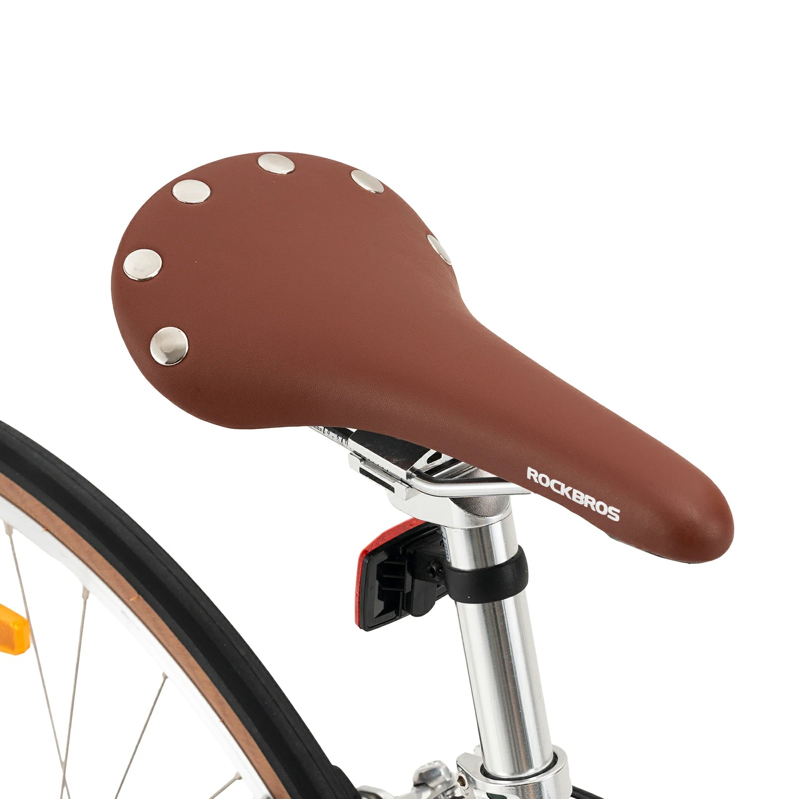 Saddle of ATS Classic 700C Road Bike in green #color_green