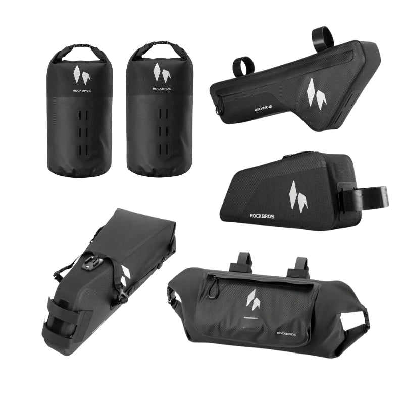 RideMate 100% Waterproof Bike Bags Set