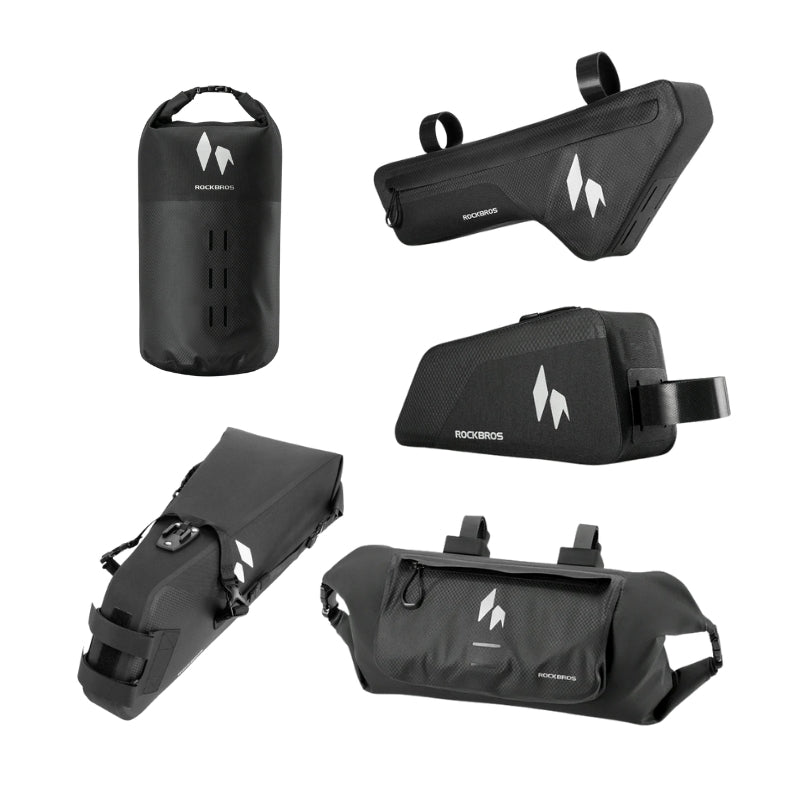 RideMate 100% Waterproof Bike Bags Set