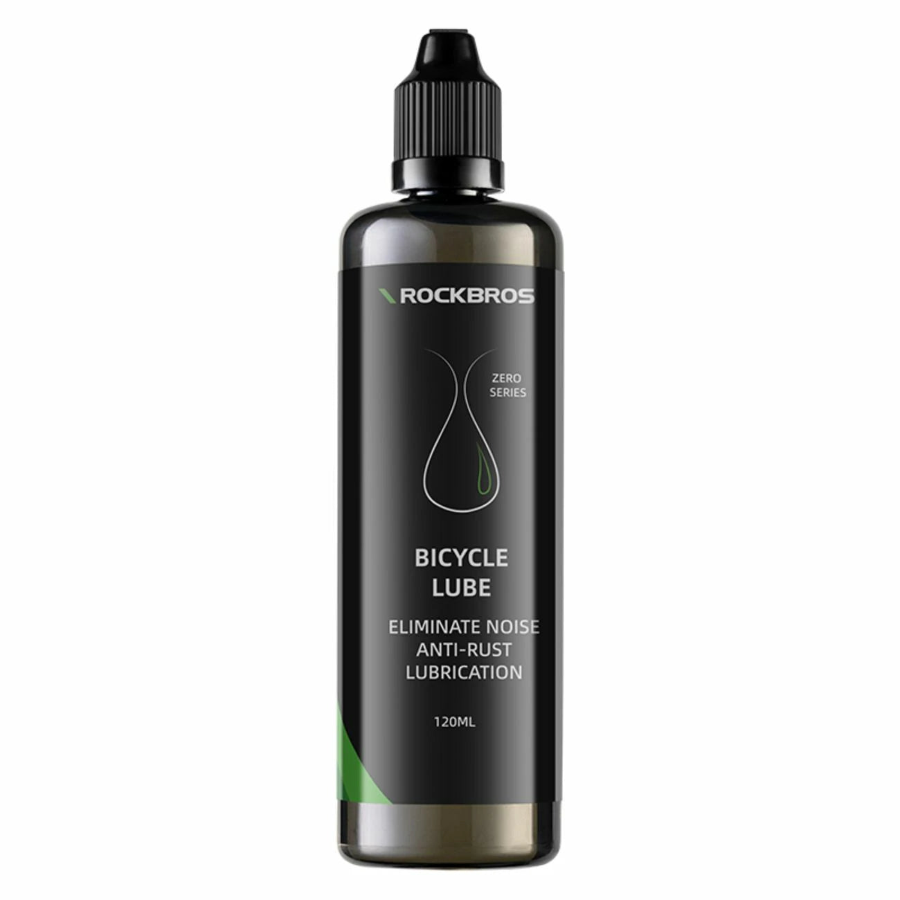 Bottle of RockBros bicycle lube on a white background #Type_Lubricant Volume_120ml