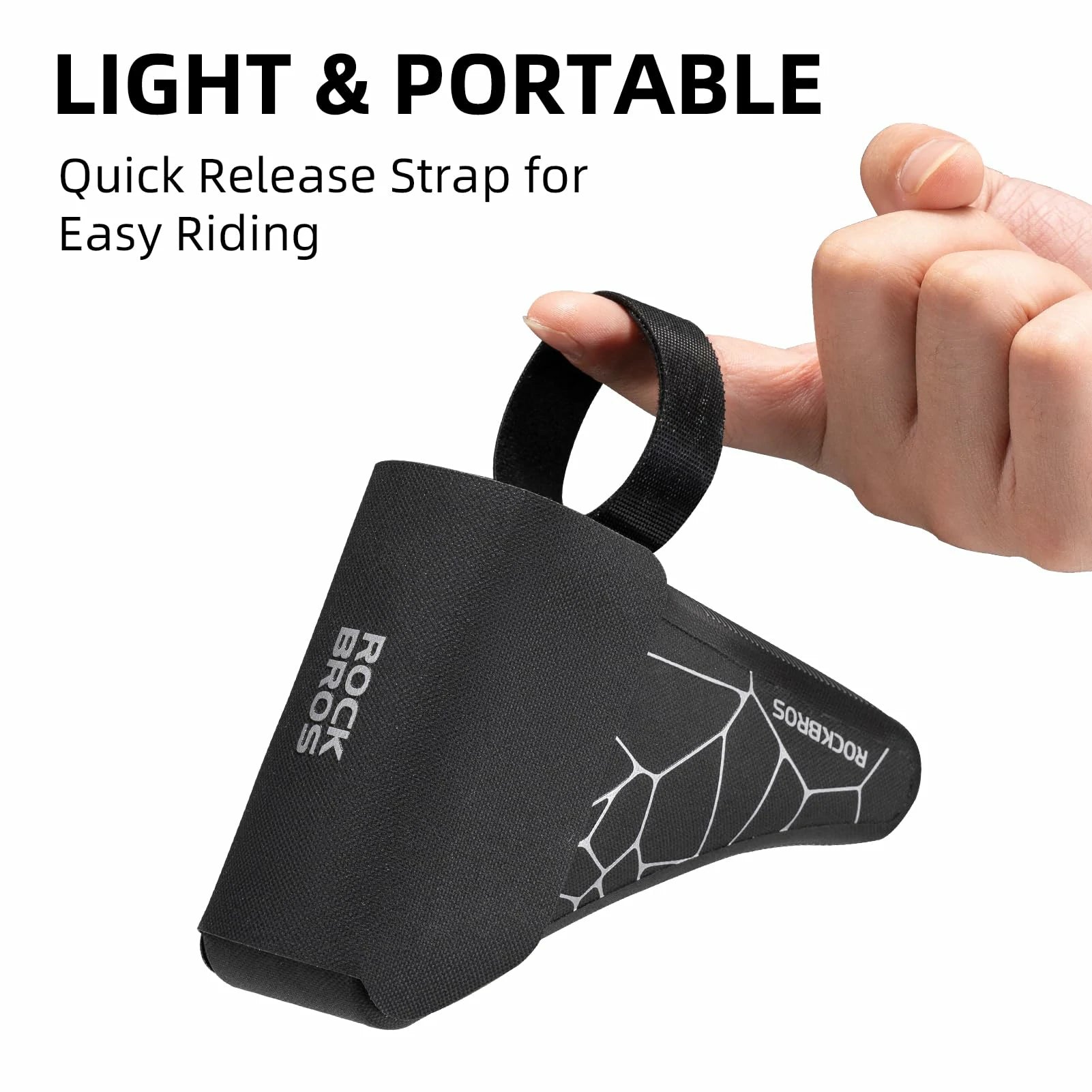 Bike Frame Storage Bag, Waterproof Bicycle Triangle Pouch
