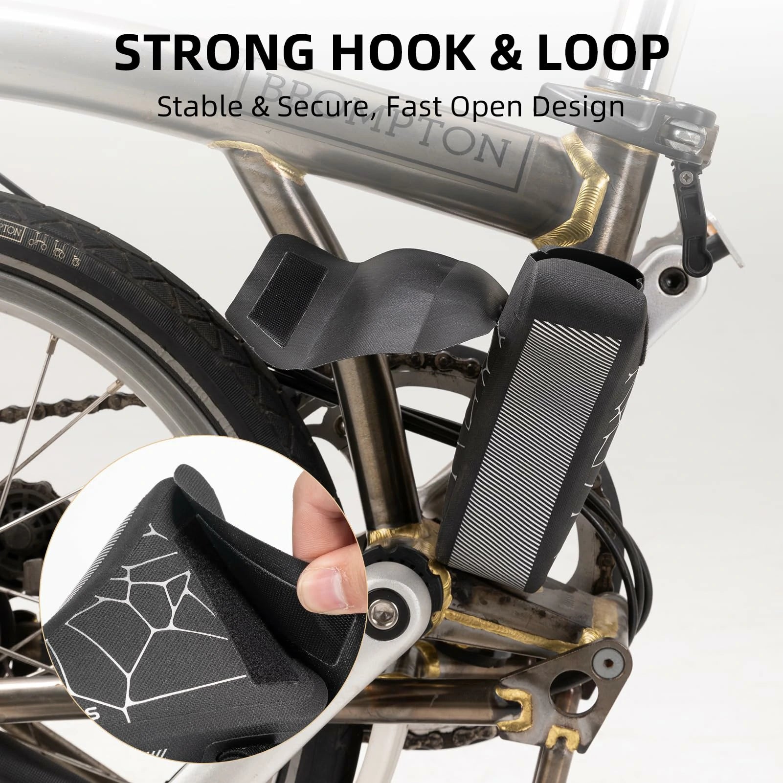 Bike Frame Storage Bag, Waterproof Bicycle Triangle Pouch