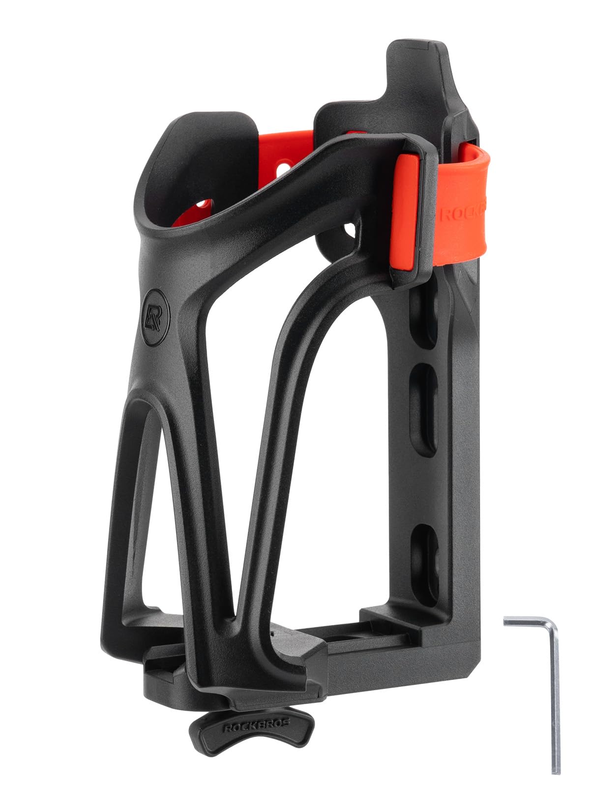 ROCKBROS Adjustable Water Bottle Holder for 2.3-3" Bottles, Bike & Motorcycle Mount