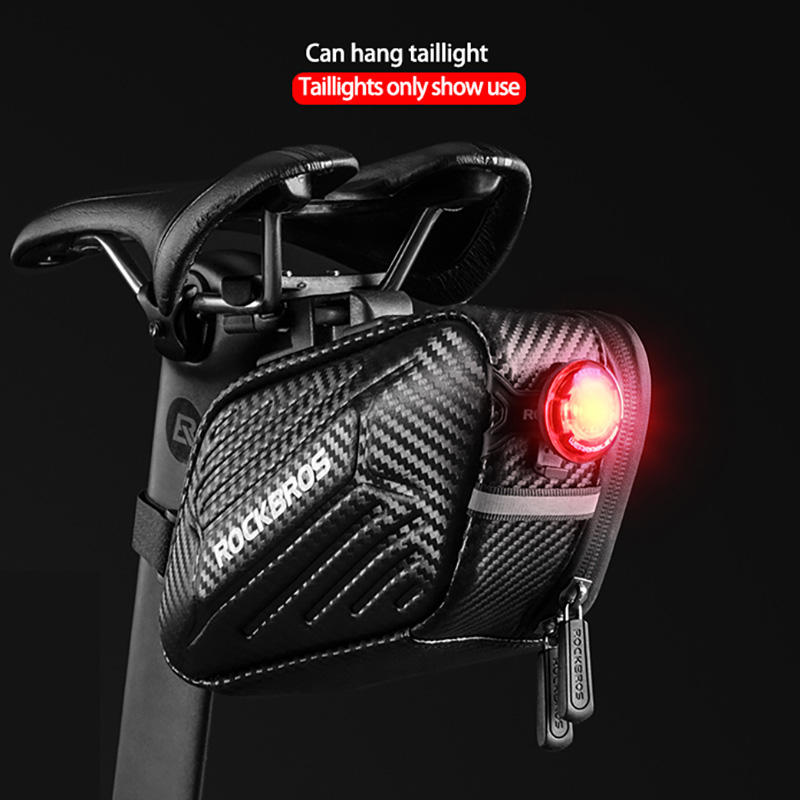 Bike Tail Bag Carbon Hard Shell 1.5L