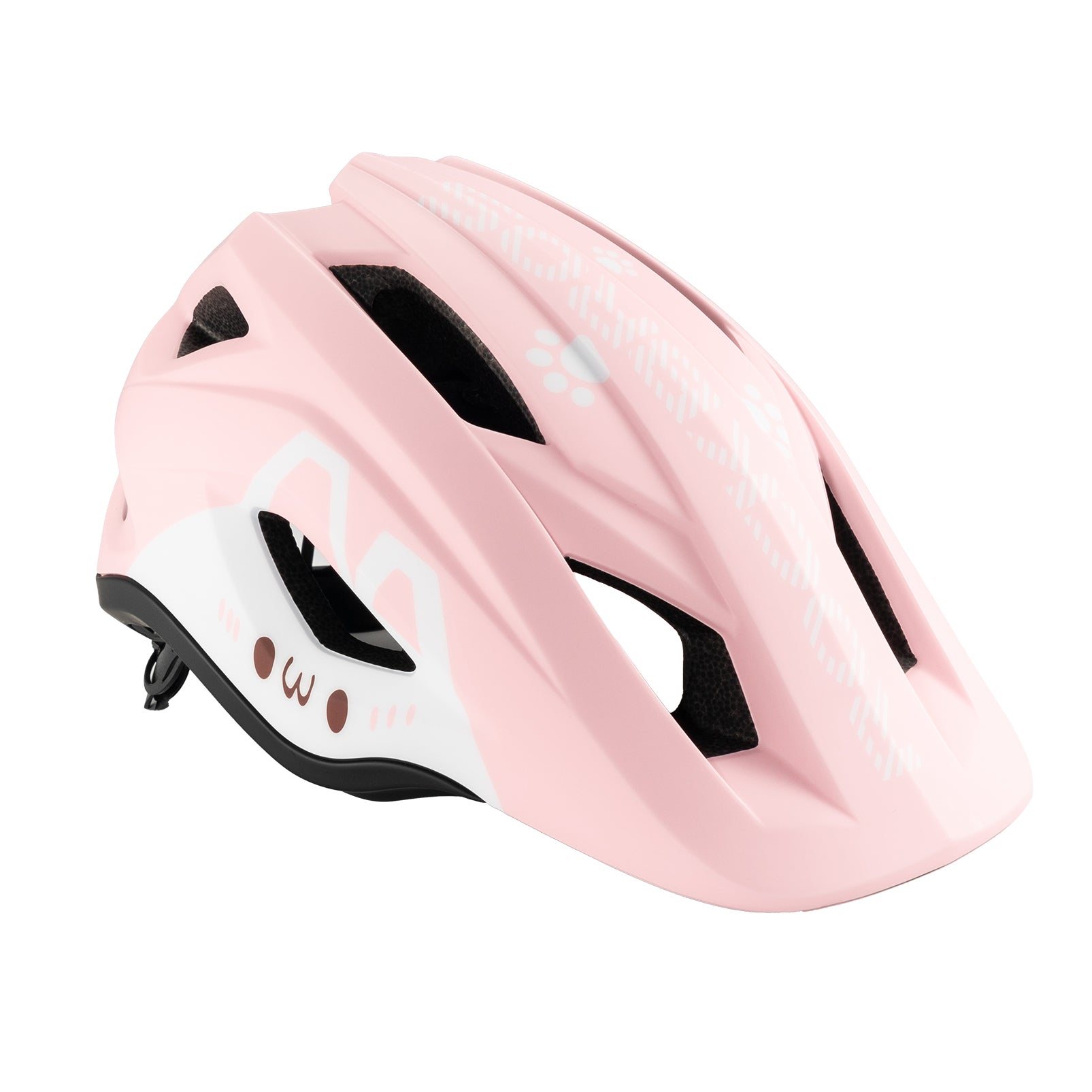 rockbros boys and girls bicycle helmet with ventilation#color_pink