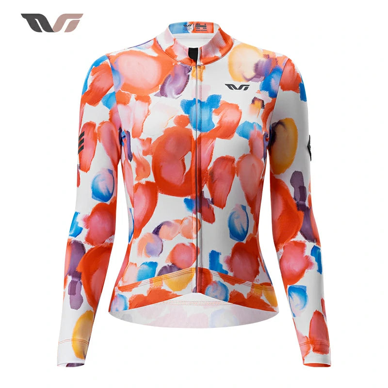 TVI Cycling Jersey Fleece Long Sleeve for 41–68 °F