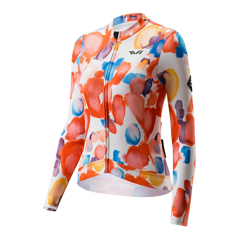 TVI Cycling Jersey Fleece Long Sleeve for 41–68 °F