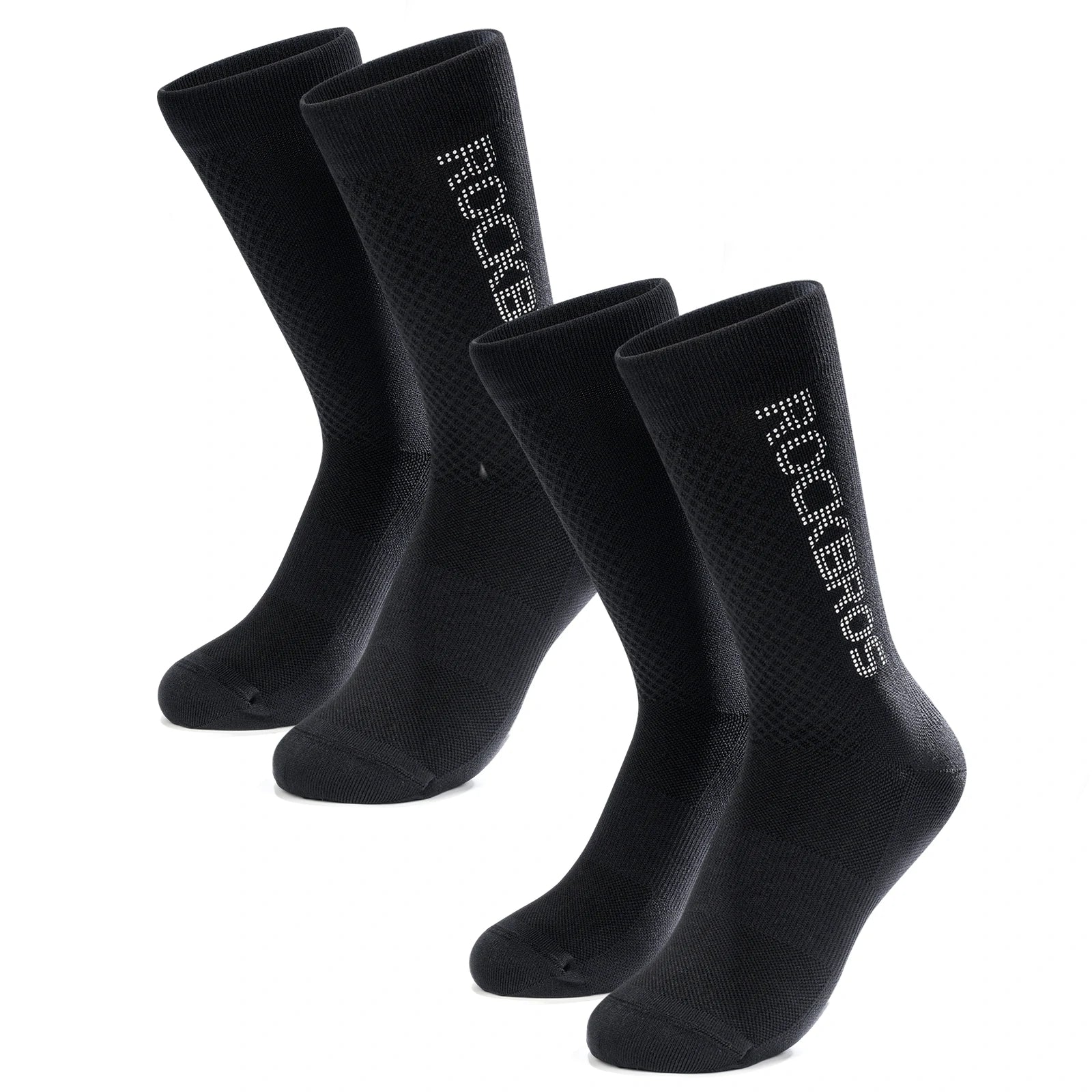 ROCKBROS cycling socks for men women breathable sweat-wicking
#Color_Black