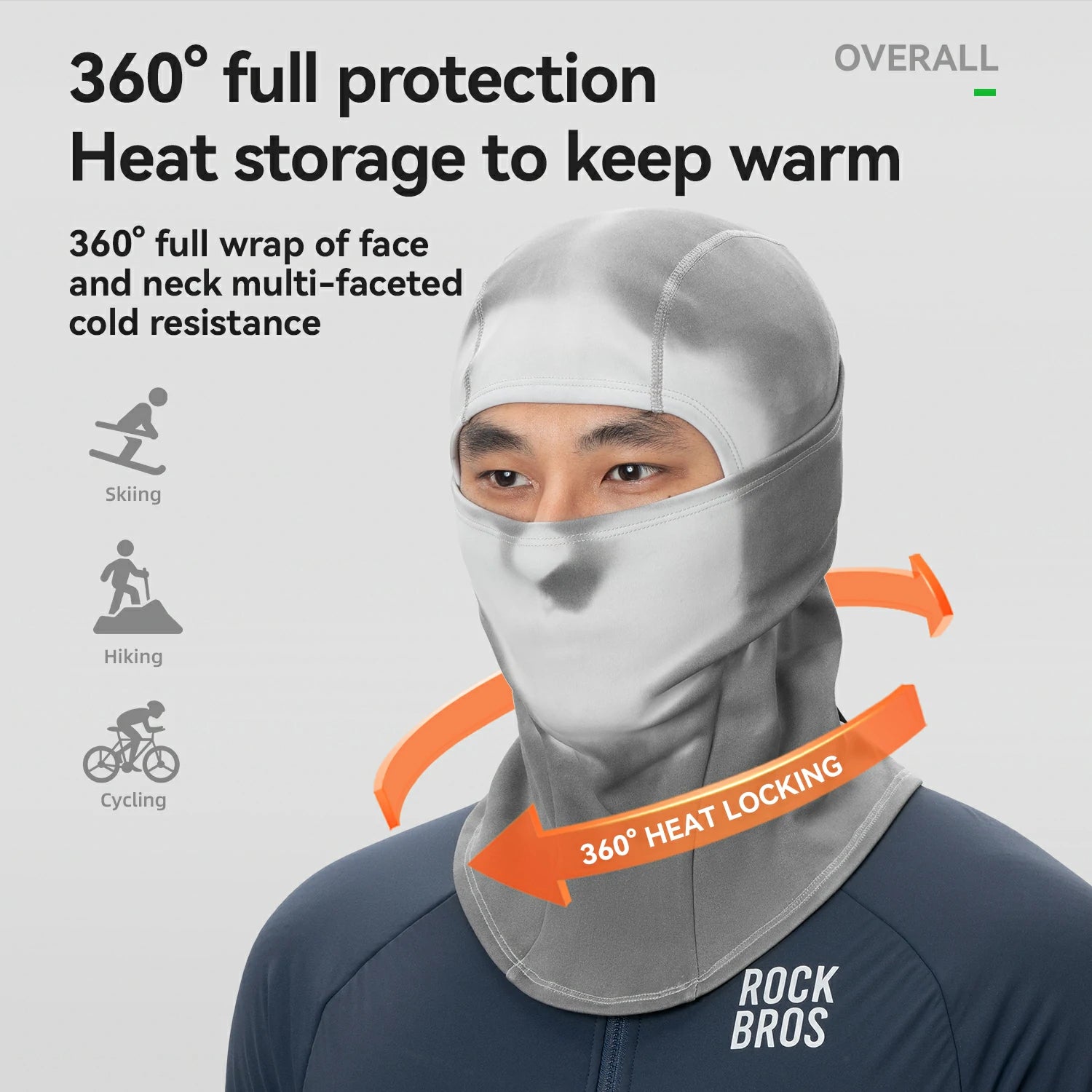 Thermochromic Fleece Balaclava Breathable Waterproof
