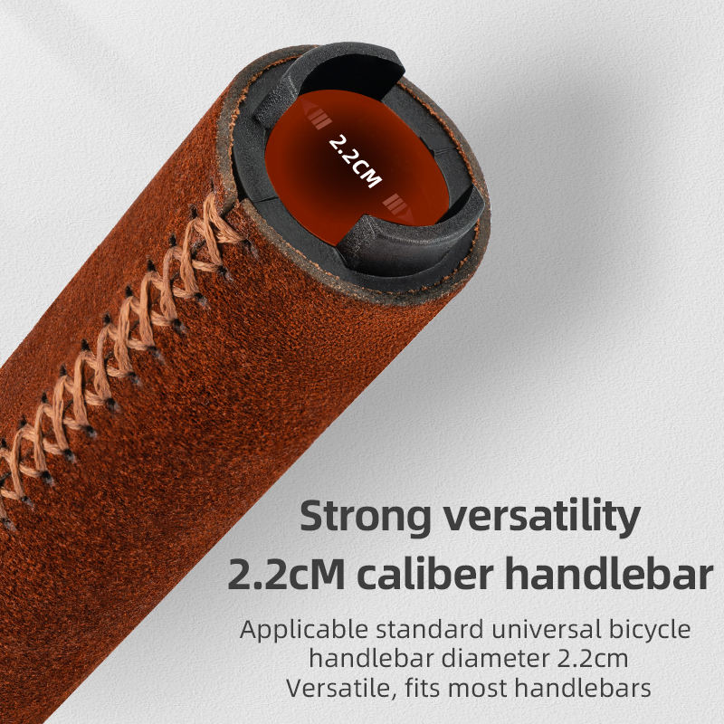 Suede Leather Handlebar Grips