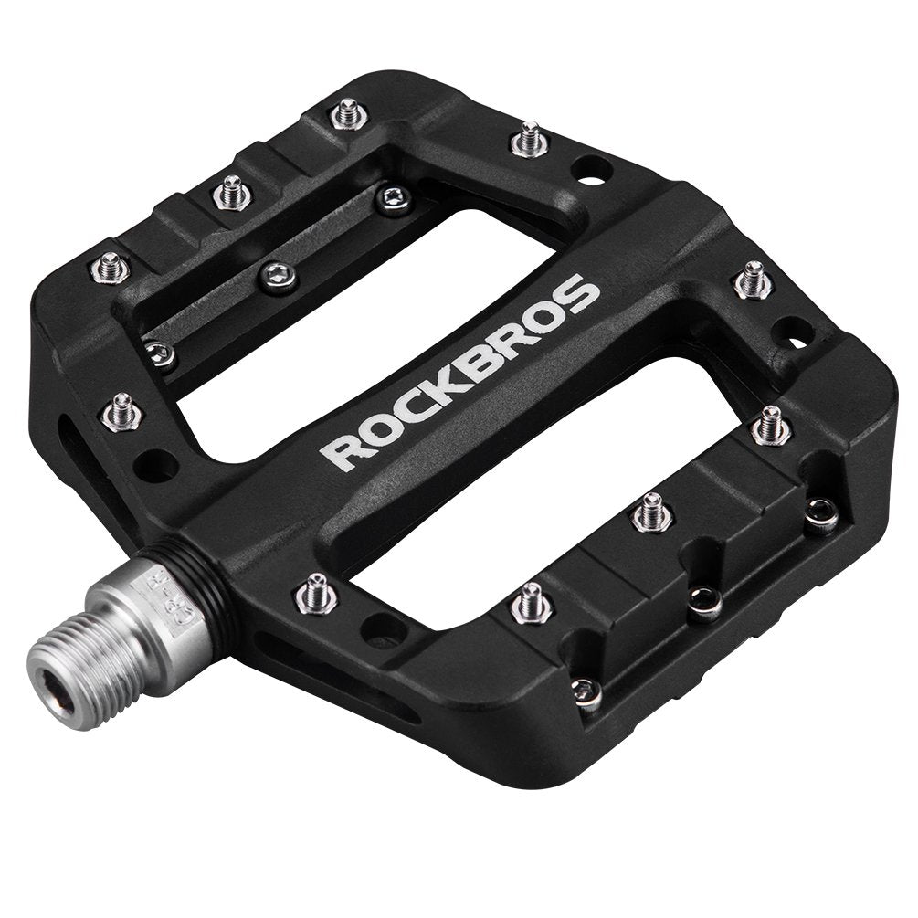 platform bike pedals Nylon Platform Pedals, Black
