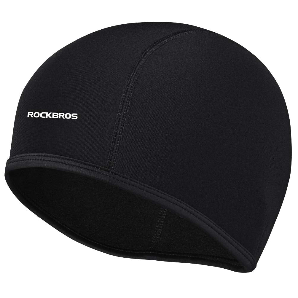 ROCKBROS Skull Cap Men's Winter Cycling Cap Windproof Warm Fleece Ther