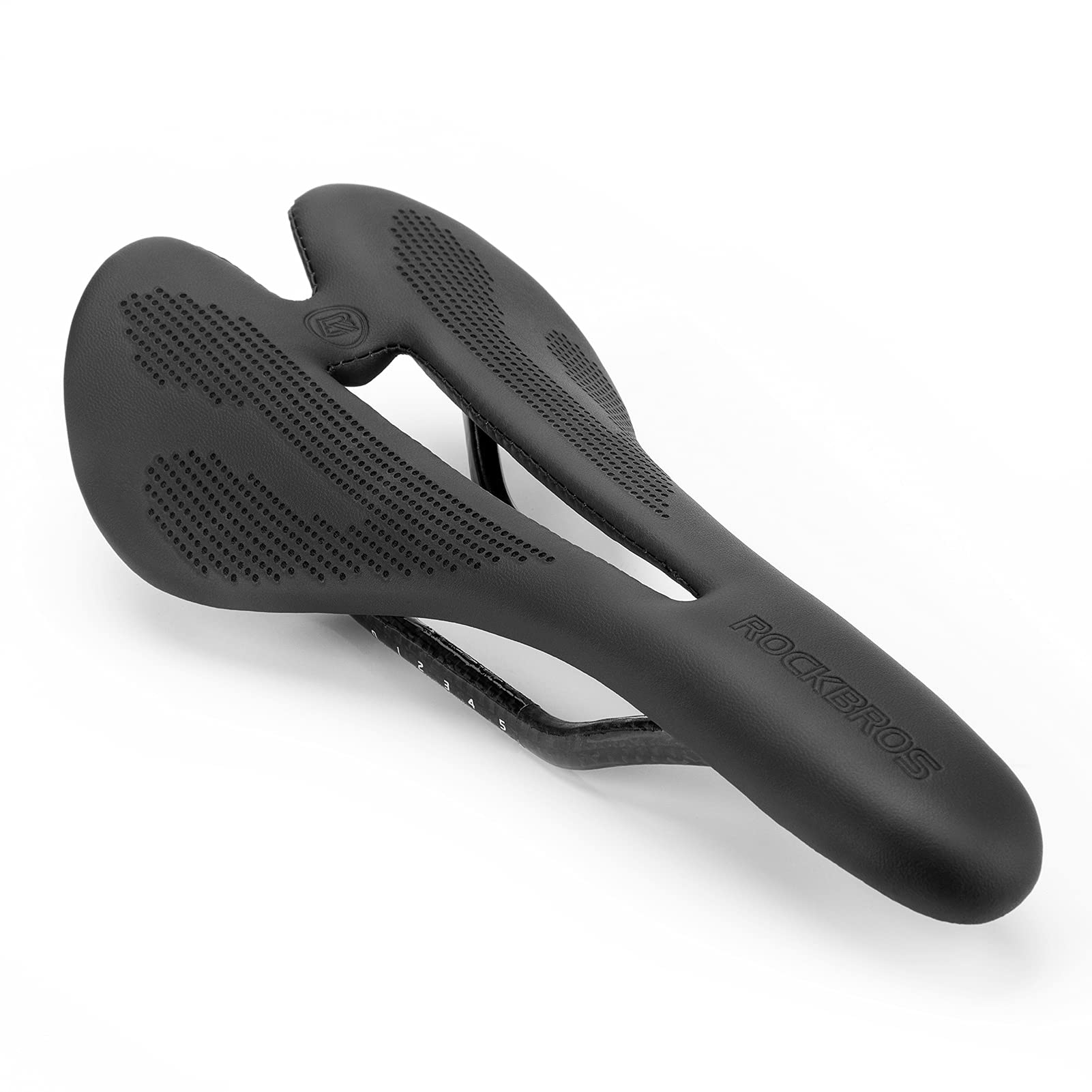 ROCKBROS Carbon Fiber Bike Saddle – Lightweight Shock-Absorbing