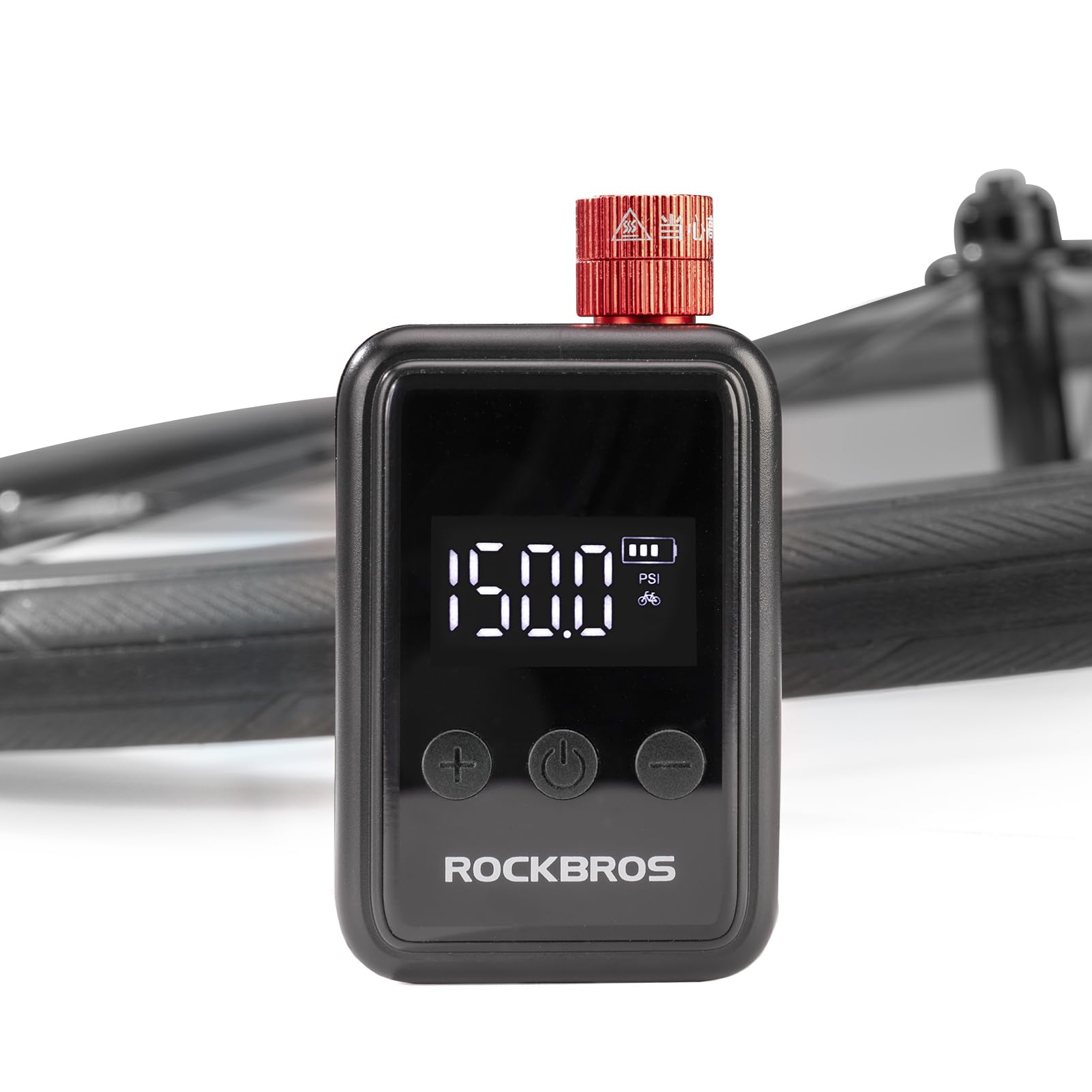 ROCKBROS HW140 Mini Electric Air Bike Tire Pump 150PSI 500mAh ROCKBROS HW140 Mini Electric Air Bike Tire Pump 150PSI 500mAh
