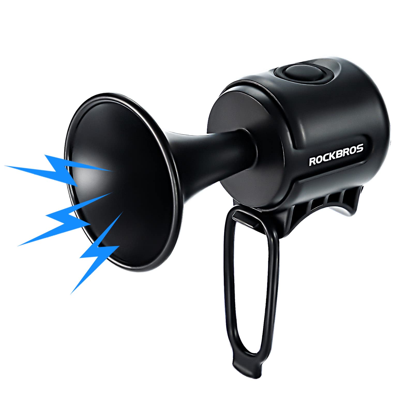 ROCKBROS Bike Bell Electric Bike Horn Waterproof 120dB, Black ROCKBROS Bike Bell Electric Bike Horn Waterproof 120dB, Black