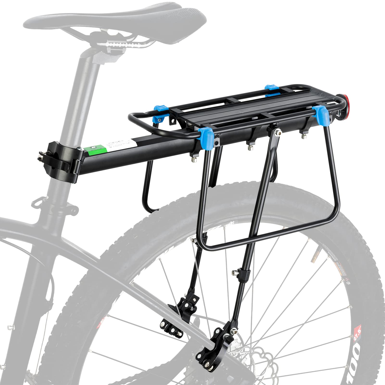 ROCKBROS Quick Release Rear Bike Rack, Aluminum Alloy Cargo Rack for M