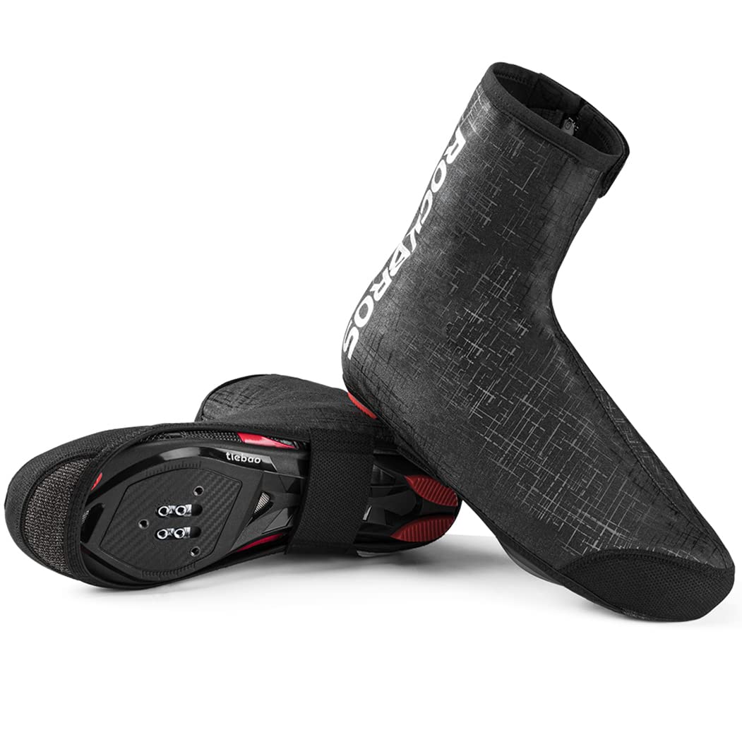 ROCKBROS Thermal Windproof Bike Shoe Covers for Mountain Road - ROCKBROS