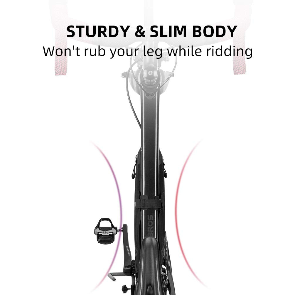 ROCKBROS Water Resistant Bike Triangle Frame Bag, Colorful Reflective 1.5L - ROCKBROS