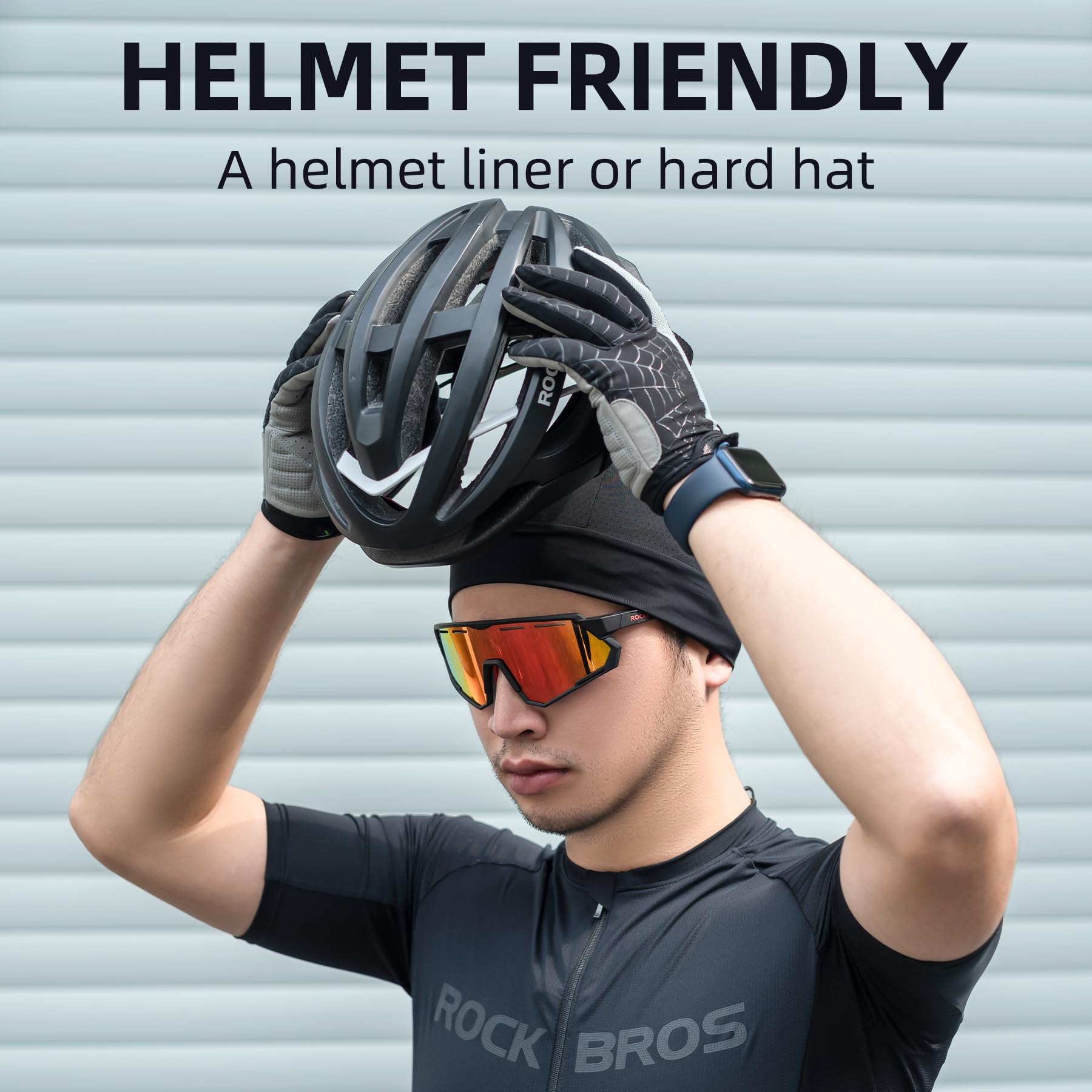 ROCKBROS Cycling Running Cap - UV Protection, Lightweight Helmet Liner - ROCKBROS