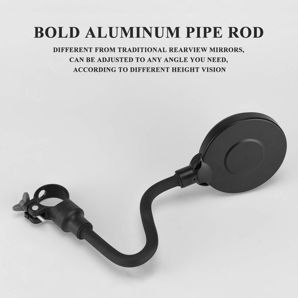 ROCKBROS 360° Adjustable HD Bike Mirror, Wide Angle Convex for Men Women