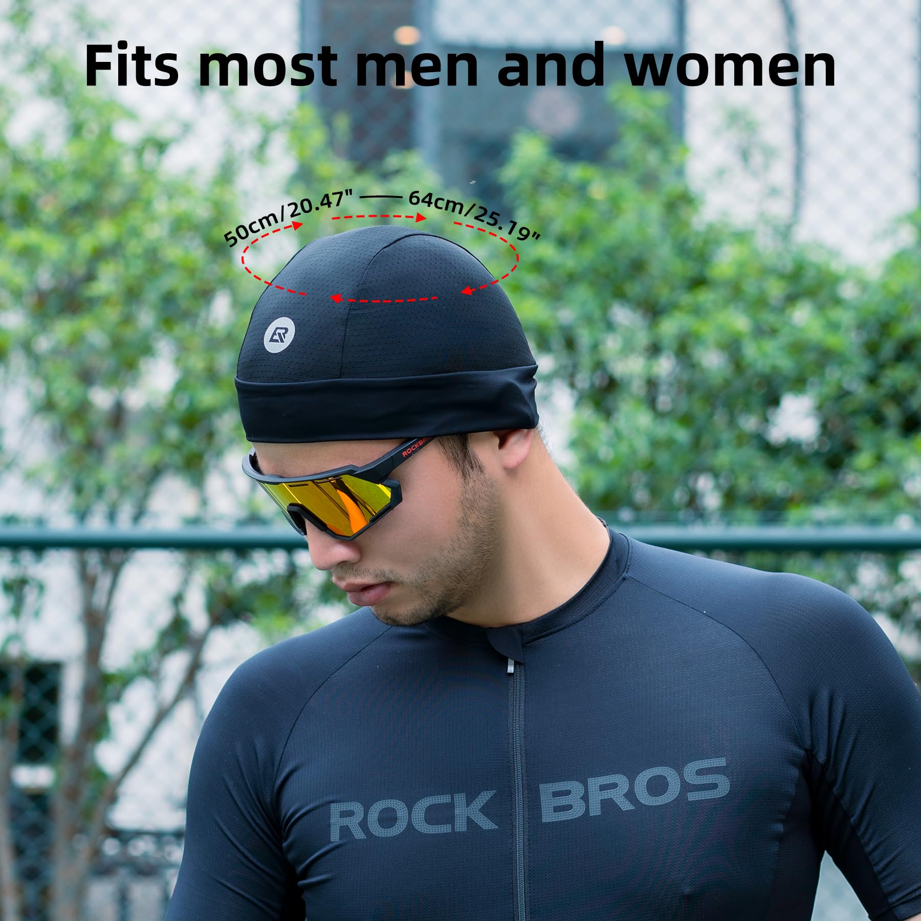 ROCKBROS Cycling Running Cap - UV Protection, Lightweight Helmet Liner - ROCKBROS