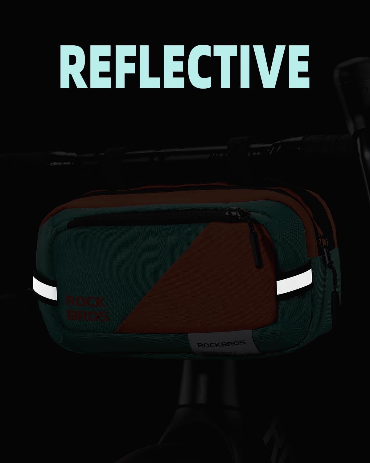 ROCKBROS Urban Rider Series Bike Handlebar Bag Large Capacity Shoulder Strap