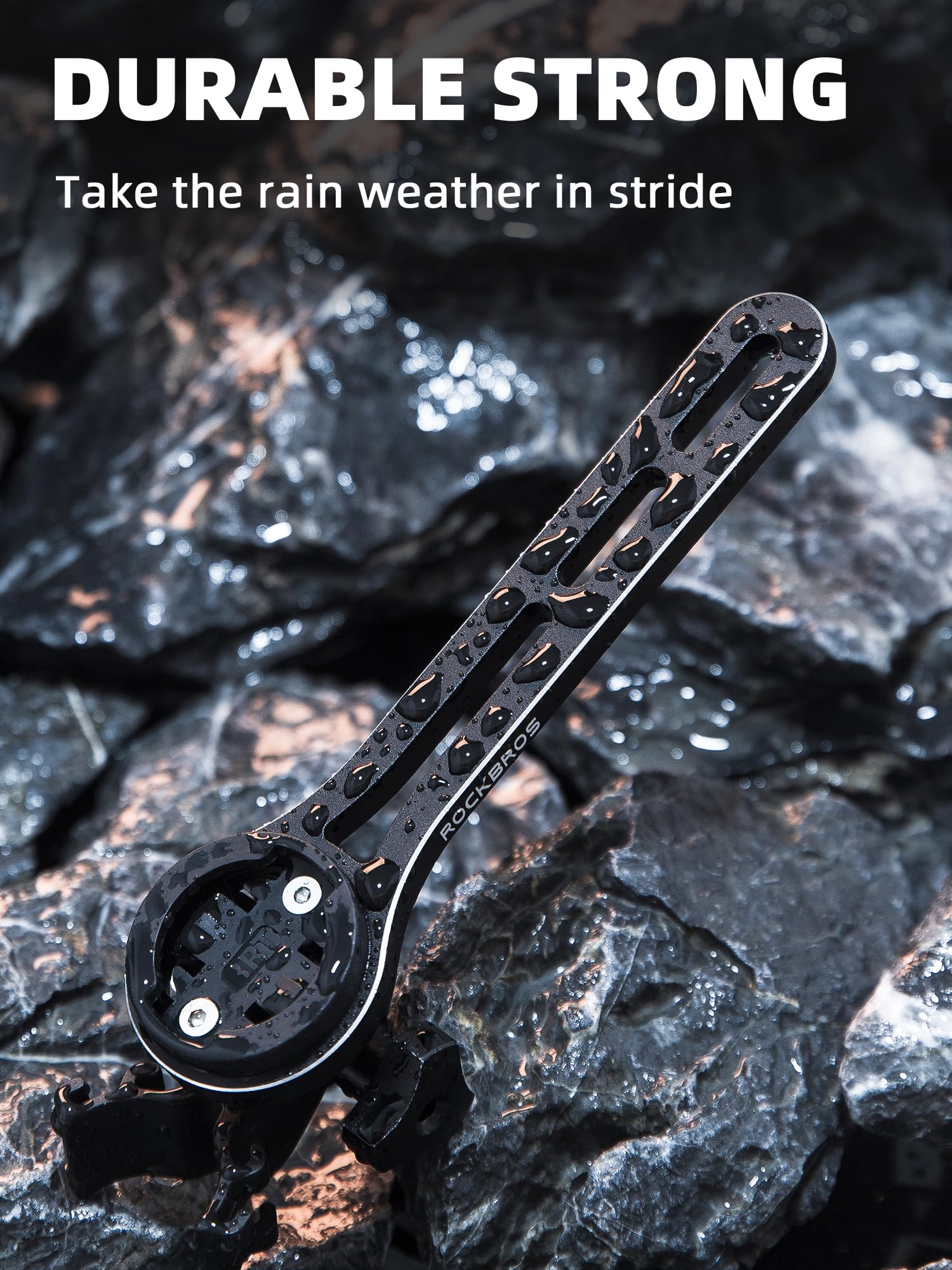 ROCKBROS Aluminum Out Front Mount for Garmin, Bryton, Cateye