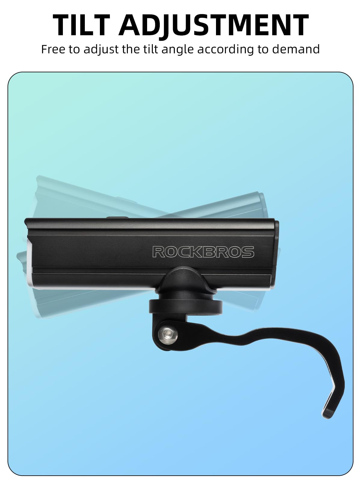 ROCKBROS Bicycle Headlight Extender Holder Stand Bracket Cycling Part for Brompton and Folding Bikes