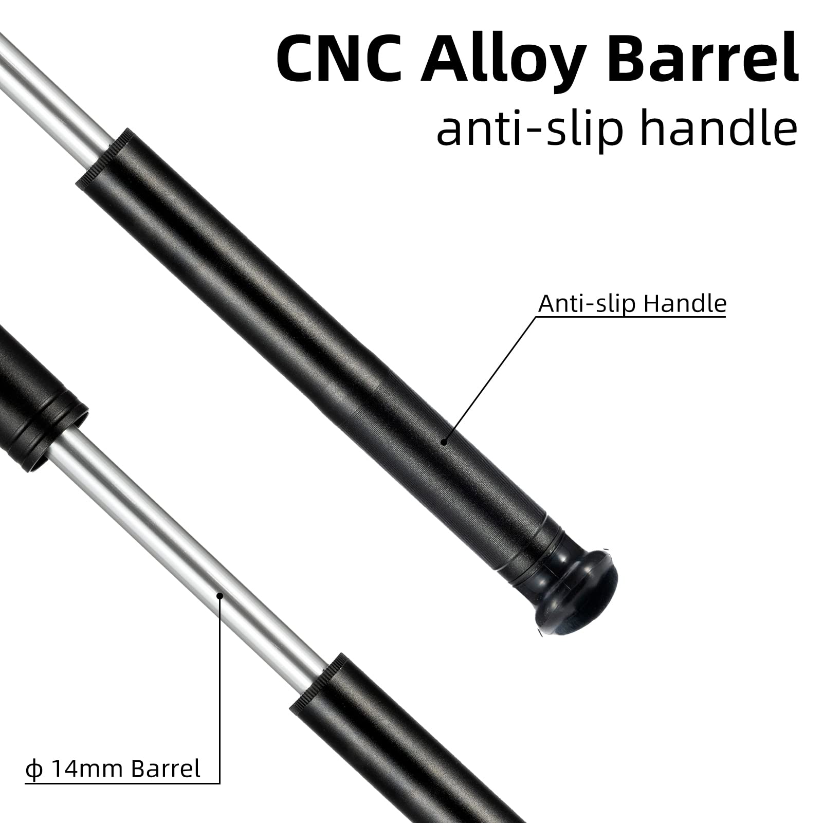 ROCKBROS Bike Tire/Shock Pump 320PSI High Pressure - ROCKBROS