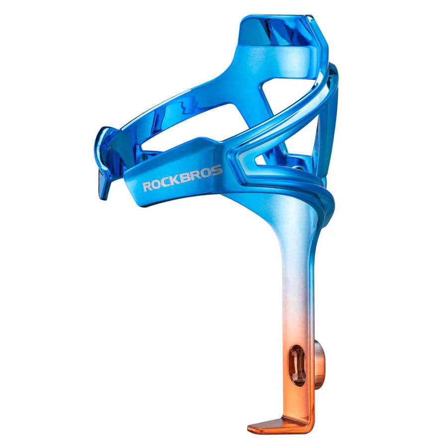 ROCKBROS seamless bottle cage for a vibrant and secure ride #color_blue