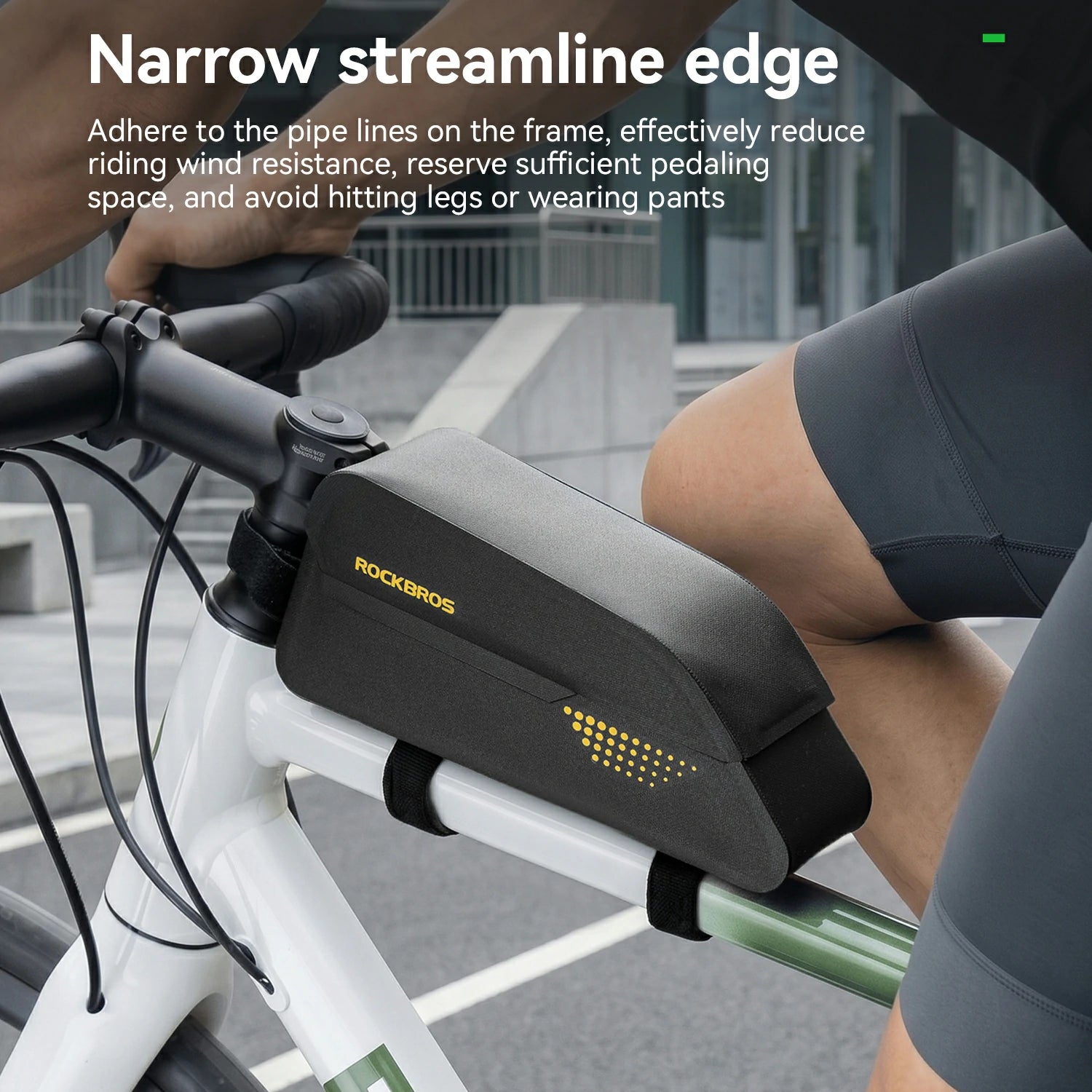 Magnetic Top Tube Bag 0.8L Water-Resistant Bike Frame Bag