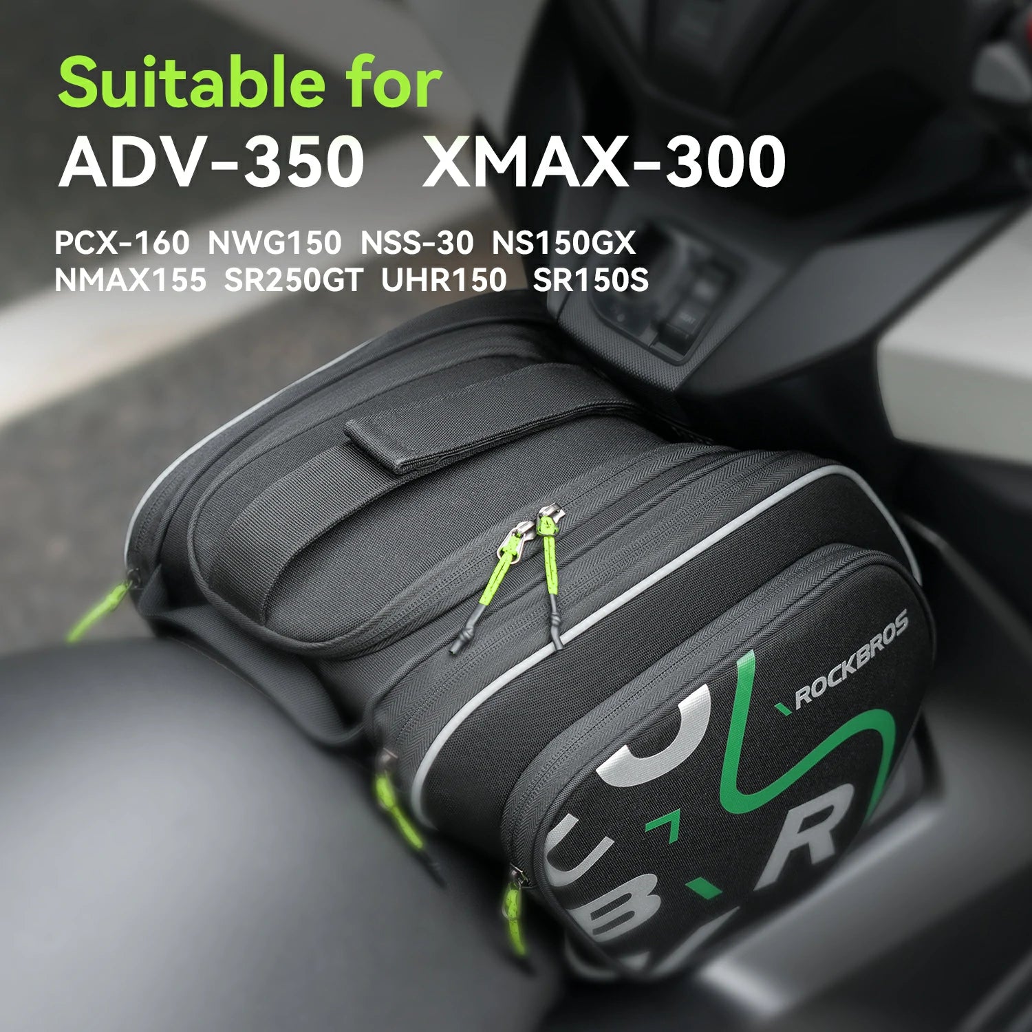 12L motorcycle tank bag, durable 3D design, rain cover, shoulder strap, reflective details—lightweight and rider-friendly.