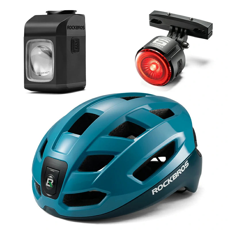 Night Cycling Gear Set Advanced Edition, Blue / Black