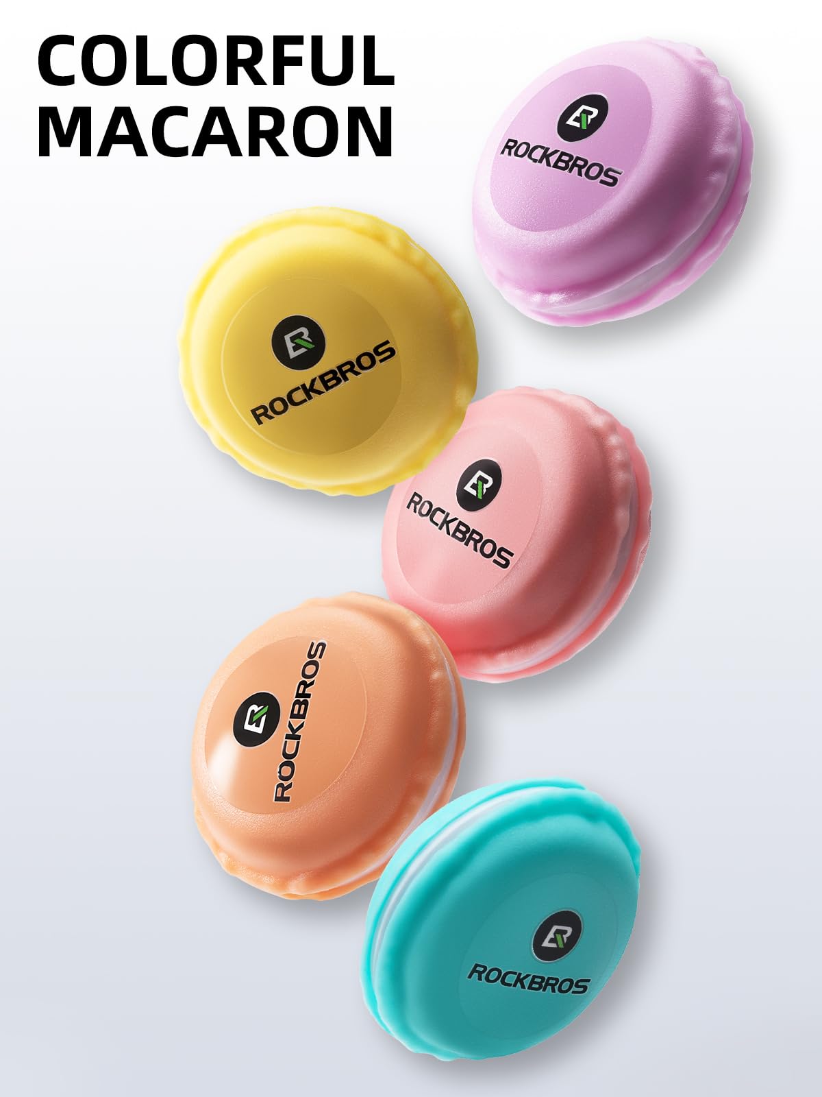 ROCKBROS 18-Pcs Bike Tire Patch Kit, Glueless Tube Repair with Tyre Levers 6-Pack