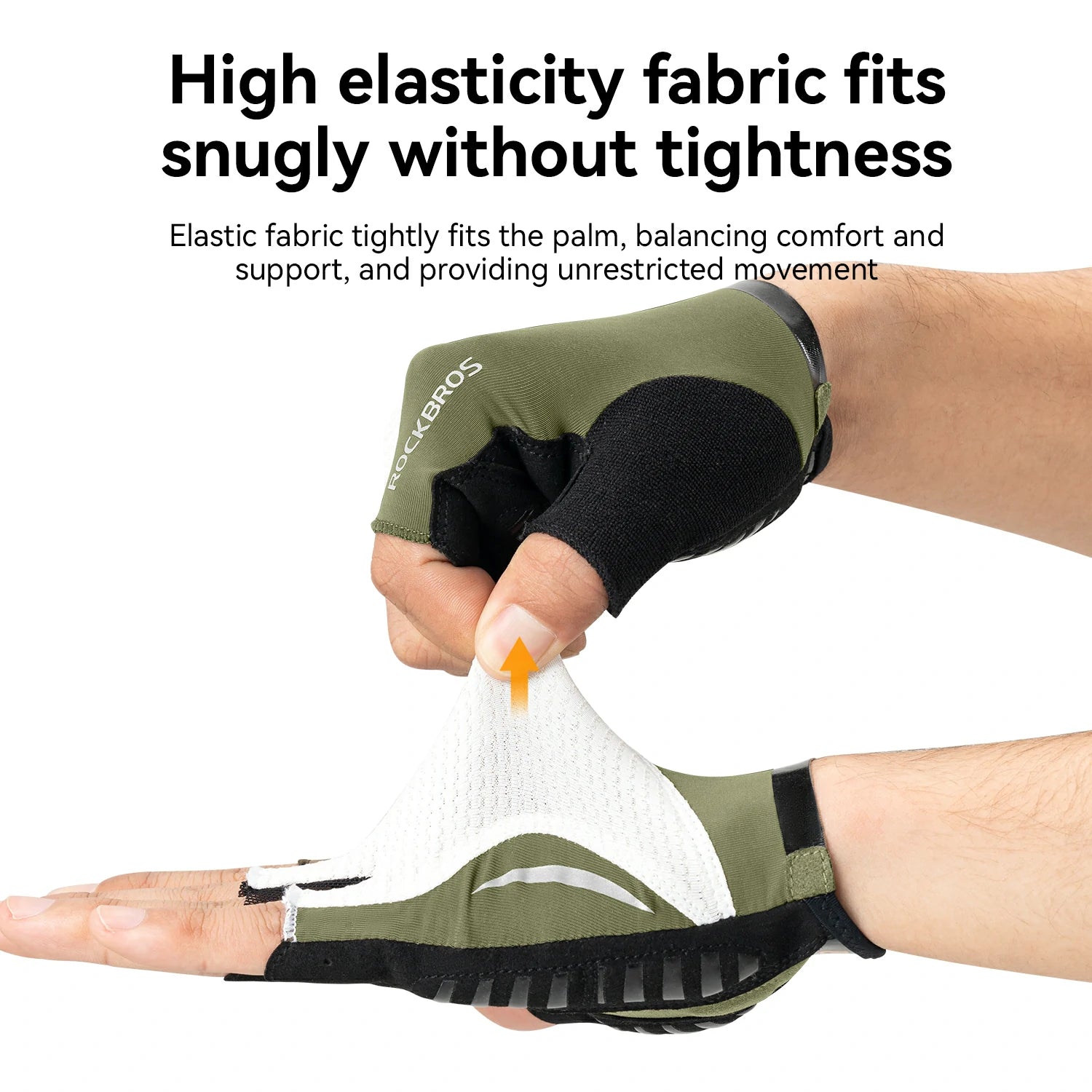 Breathable mesh half finger cycling gloves